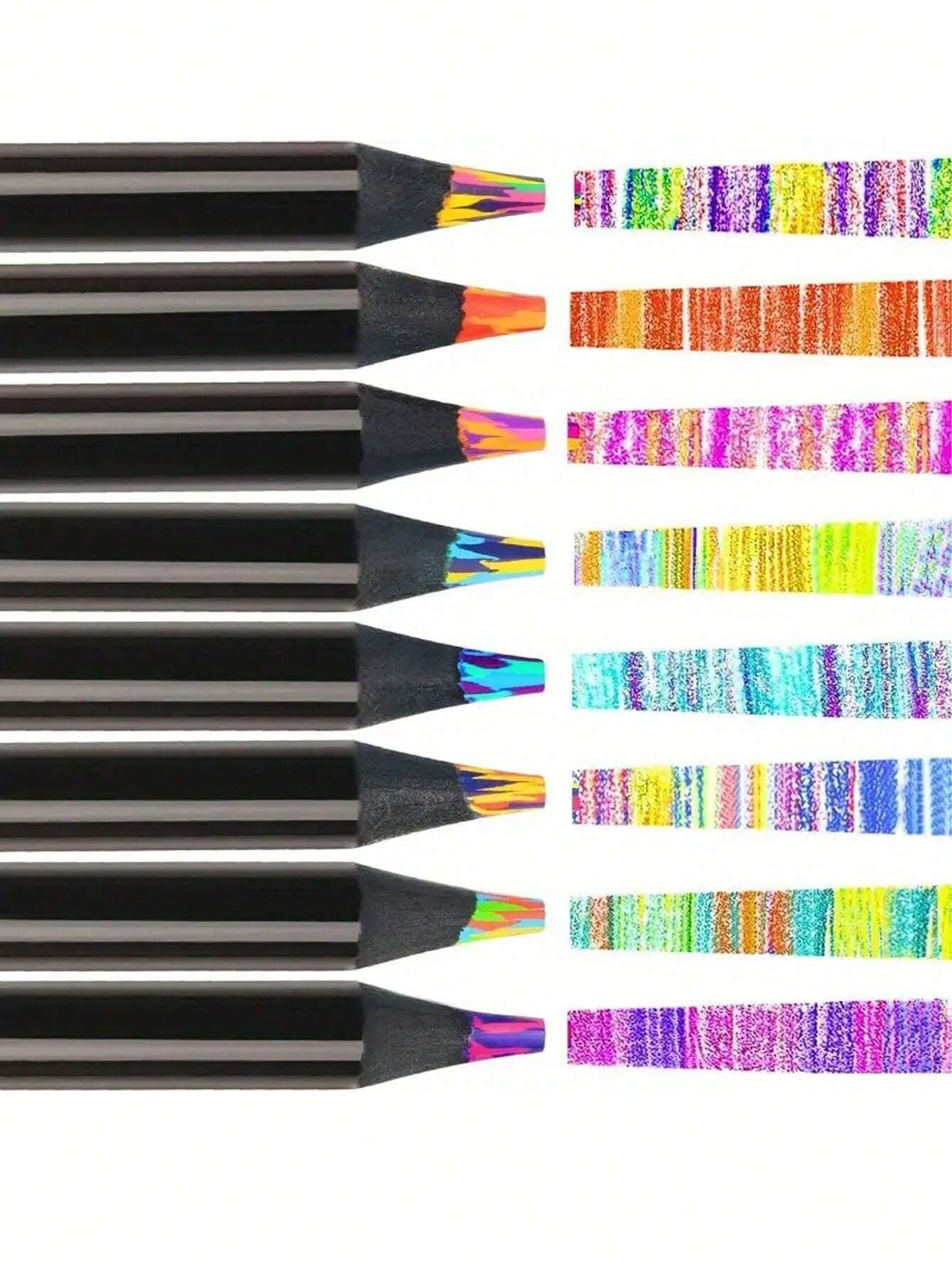 Crayons arc-en-ciel 7 Couleurs pour enfant