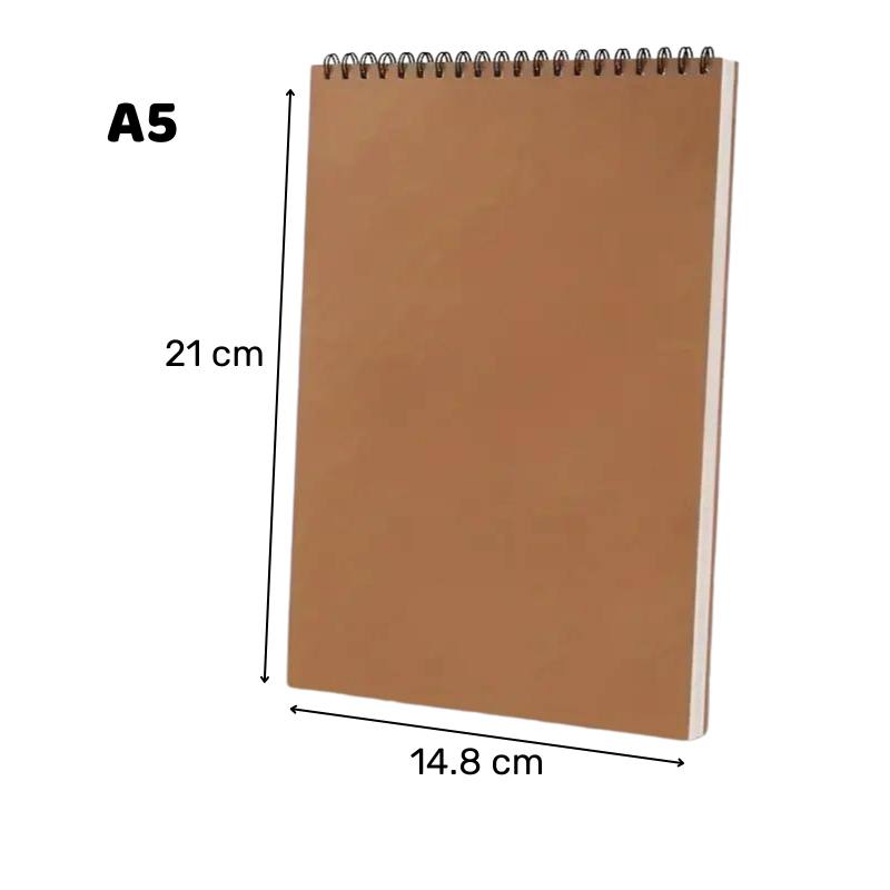 Carnet Croquis à spirale 160g