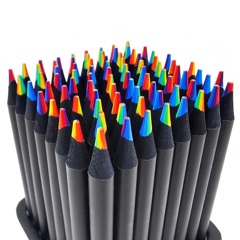 Crayons arc-en-ciel 7 Couleurs pour enfant