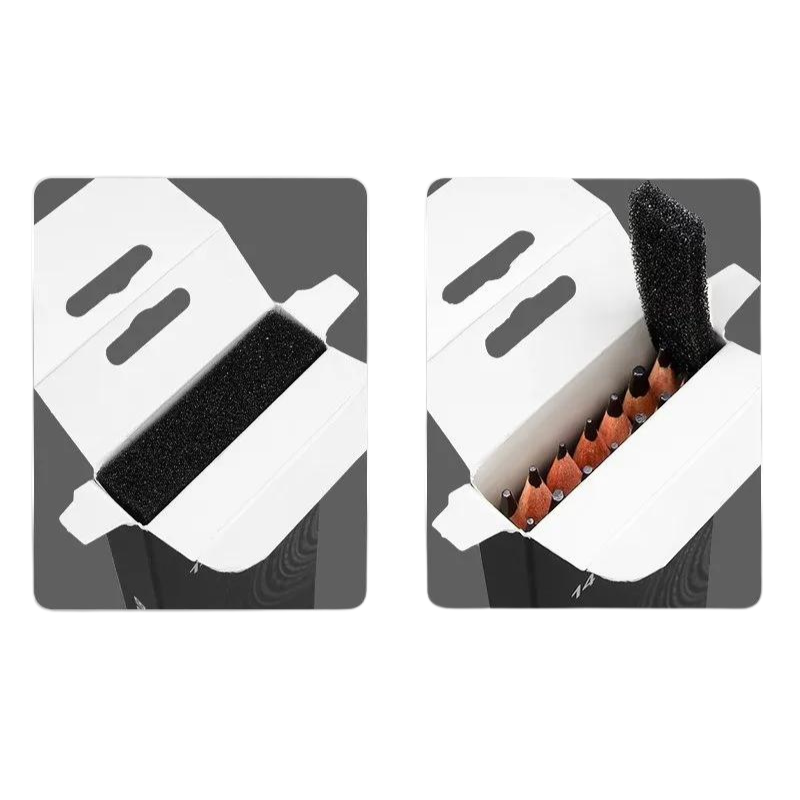 Crayons noir différentes duretés