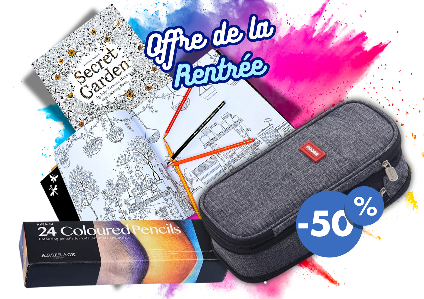 Cahier de coloriage Secret Garden