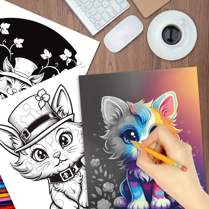 Livre de coloriage art thérapie