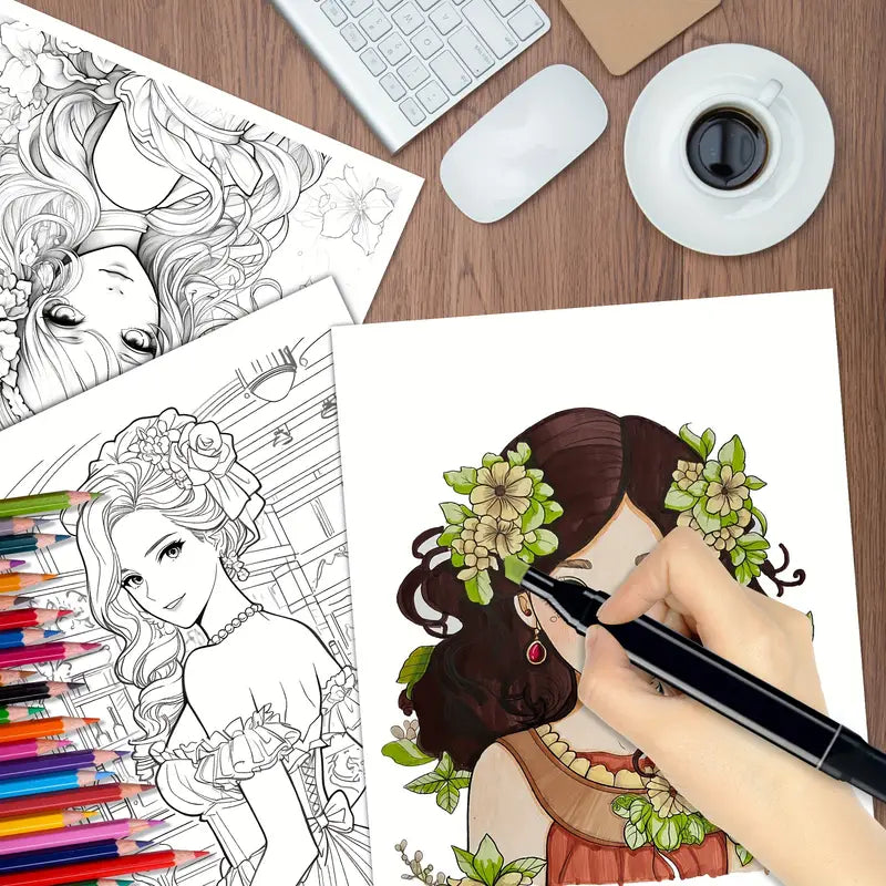Livre de coloriage art thérapie