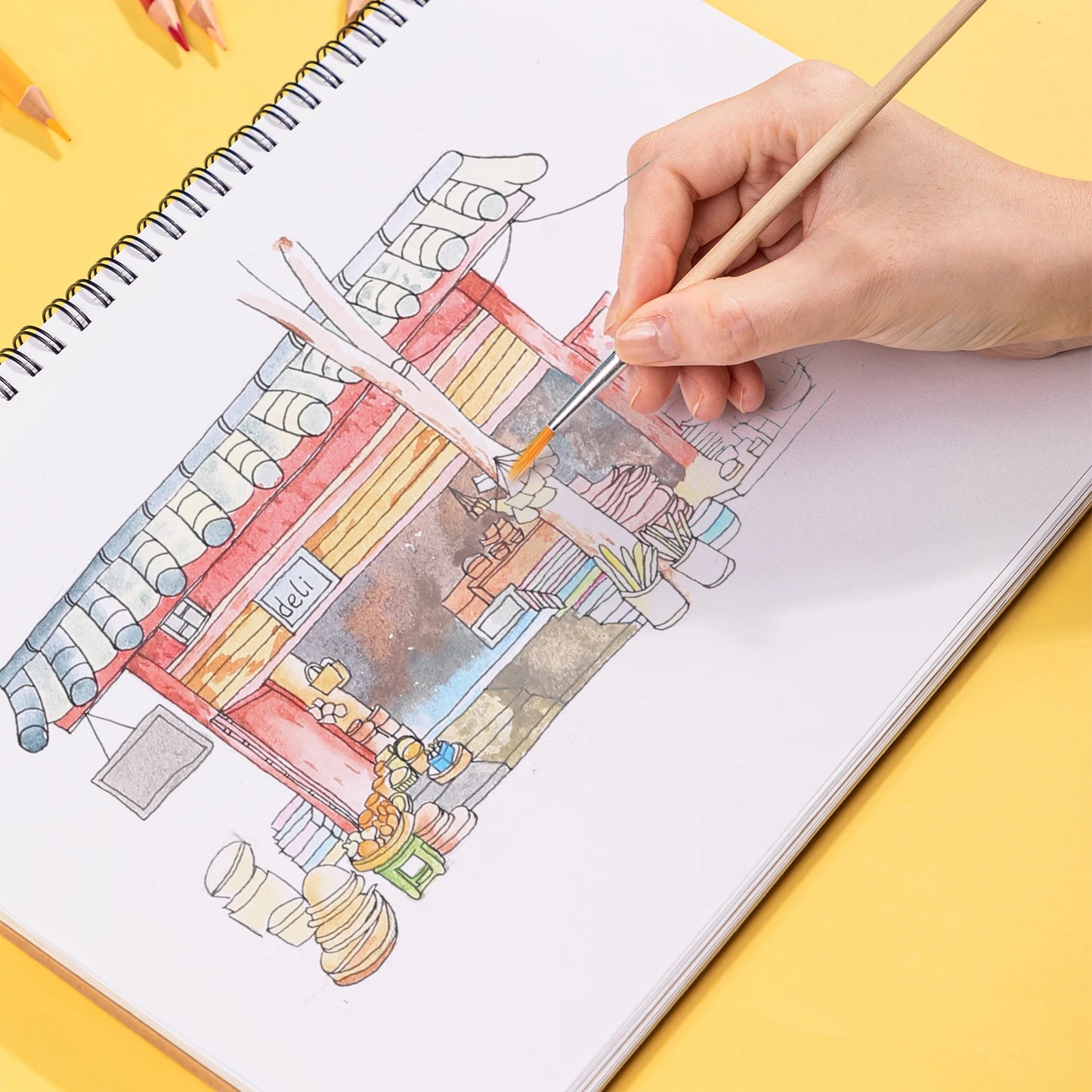 Crayons de Couleur Aquarellables