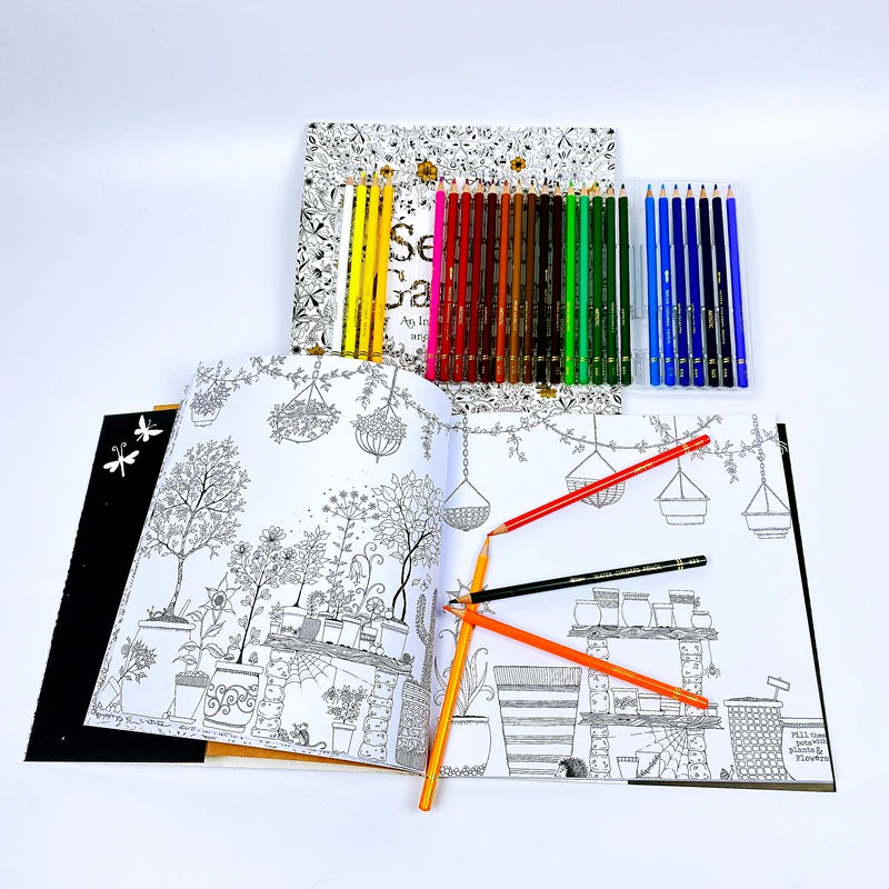 Cahier de coloriage Secret Garden Art thérapie
