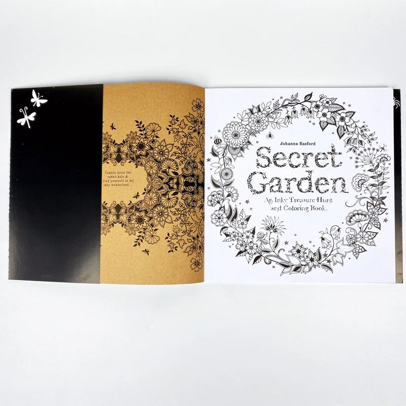 Cahier de coloriage Secret Garden Art thérapie