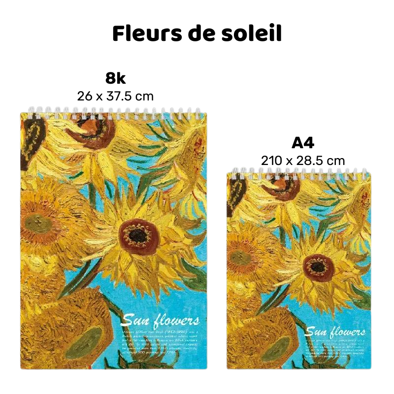 Carnet de dessin à thème paysage