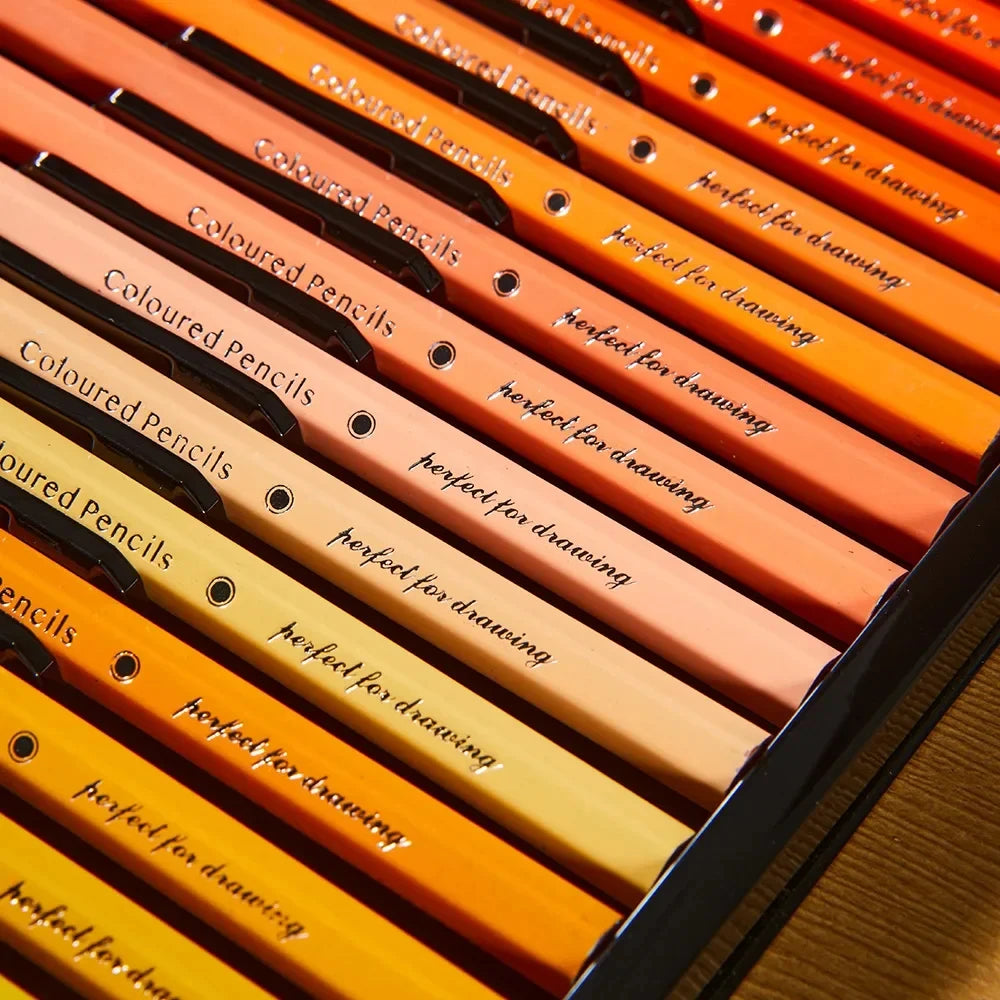 Crayons de Couleur à l'Huile - Haute Qualité - Set de 24 Couleurs