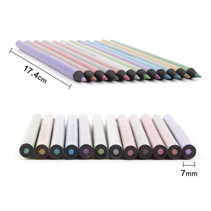 Crayons de couleur métalliques