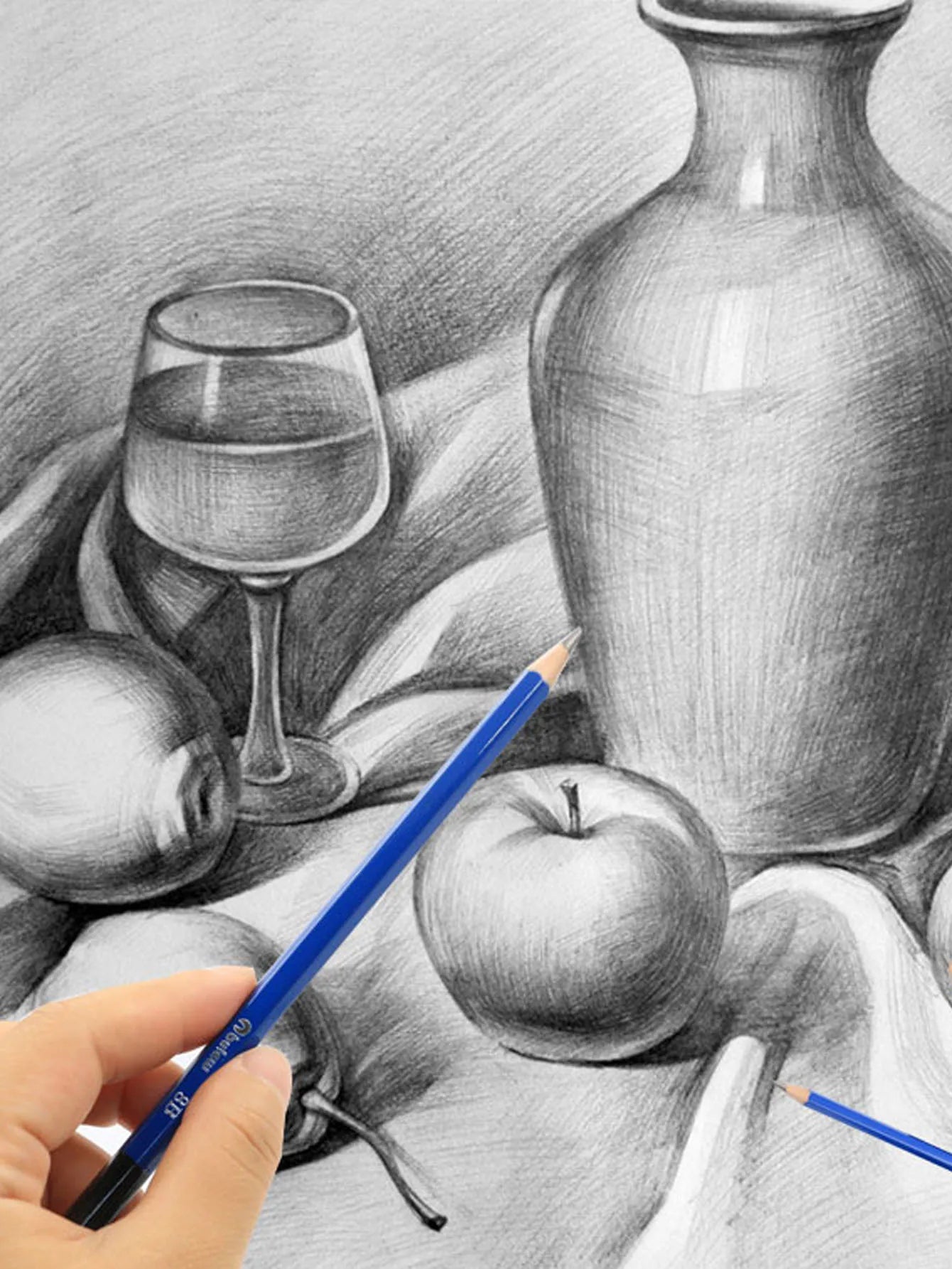 Kit de Dessin avec Crayons de Couleur