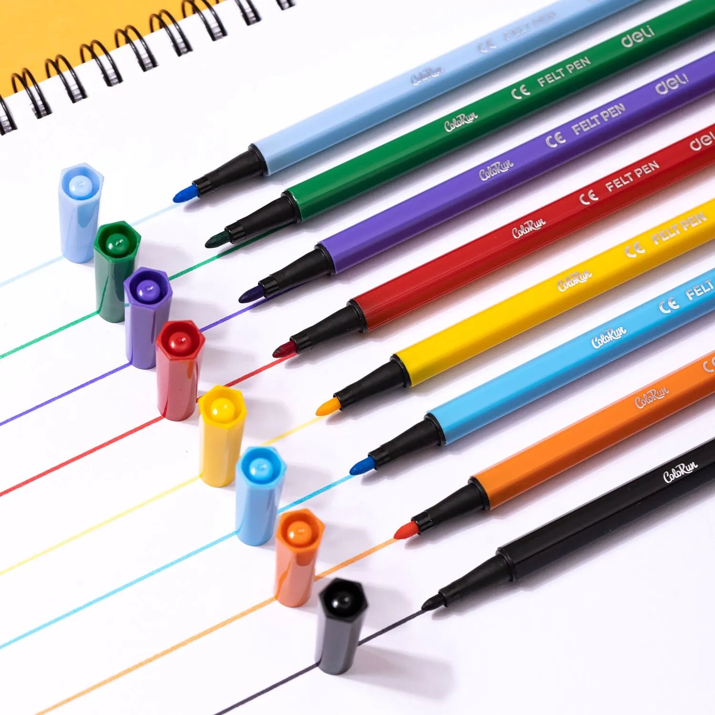 Stylos-Feutres Couleurs Vives