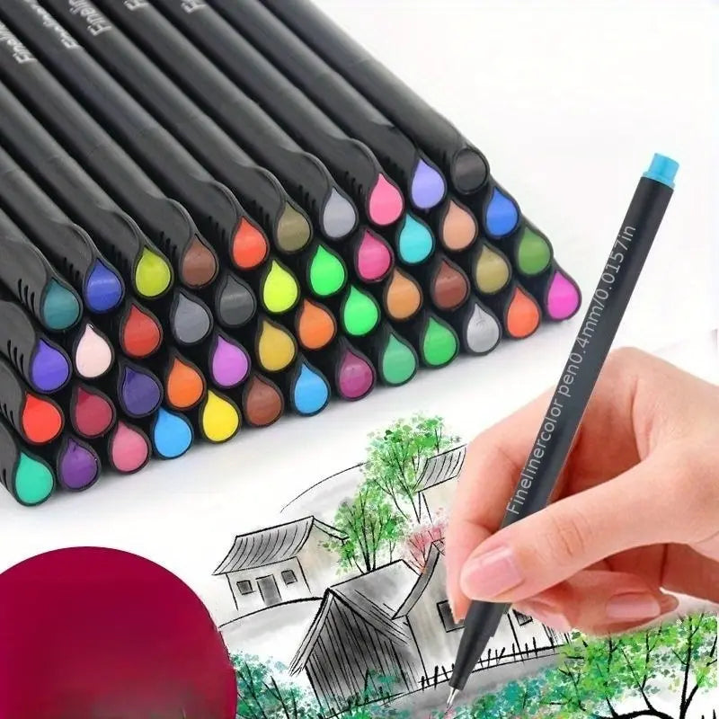 Feutres à pointe fine Grande Gamme de Couleurs