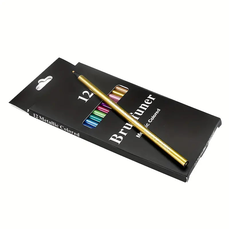 Crayons de couleur métalliques