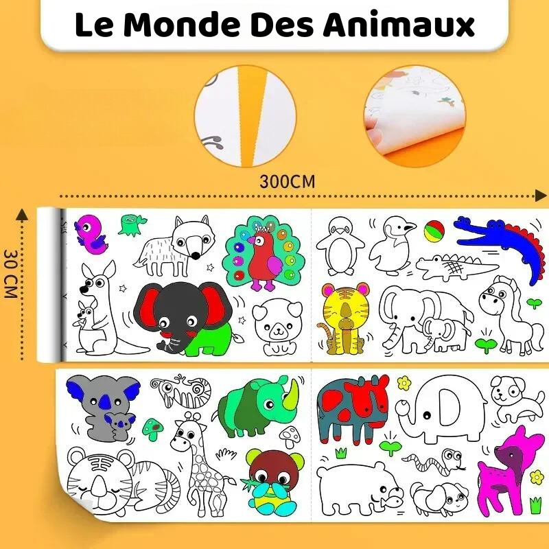 Rouleau à Colorier Adhésif
