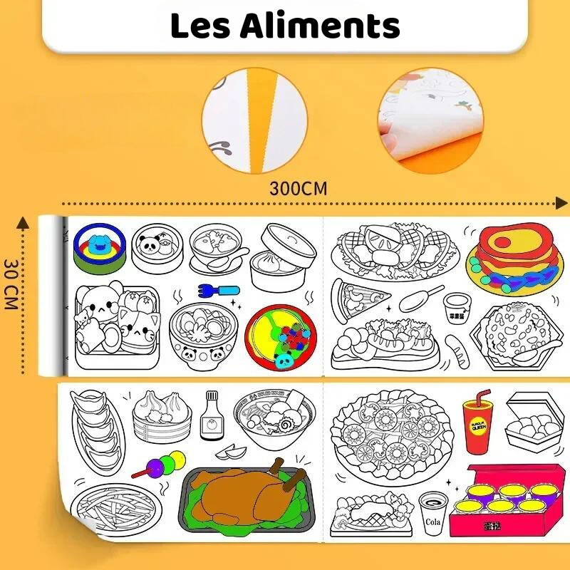 Rouleau à Colorier Adhésif