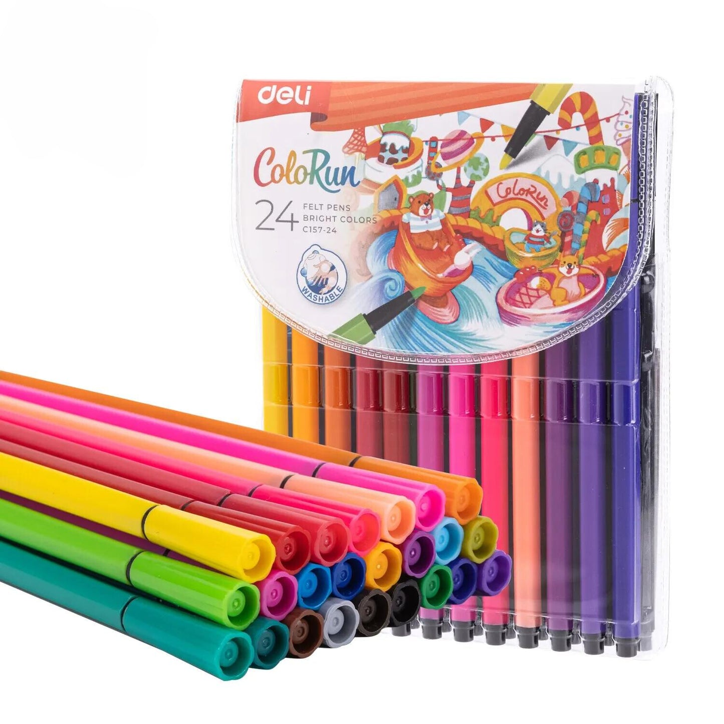 Stylos-Feutres Couleurs Vives