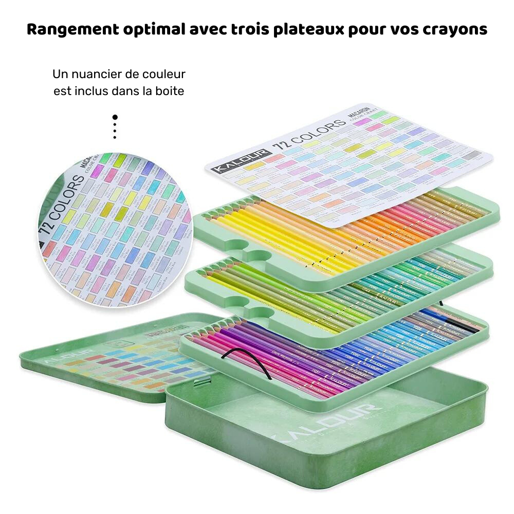 Crayons de couleur Métalliques Premium