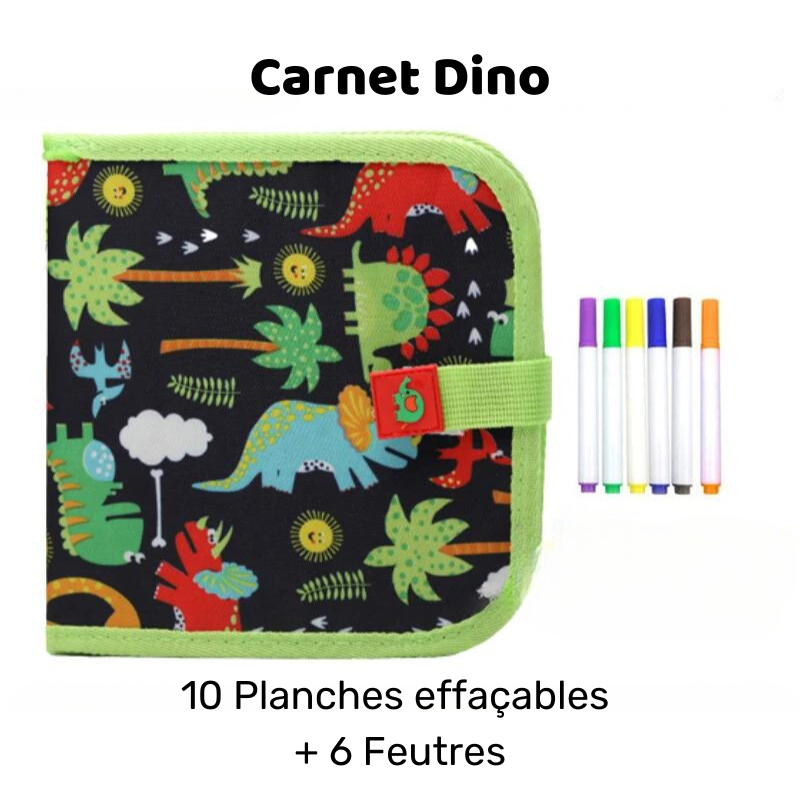 Carnet de Dessin Effaçable pour Enfants