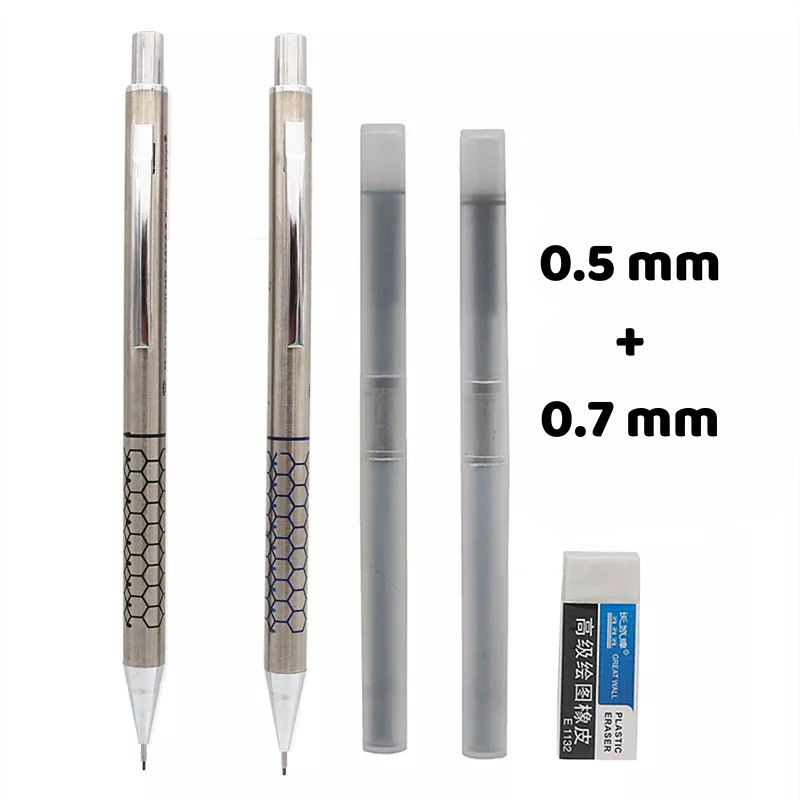 Porte-mine robuste en inox