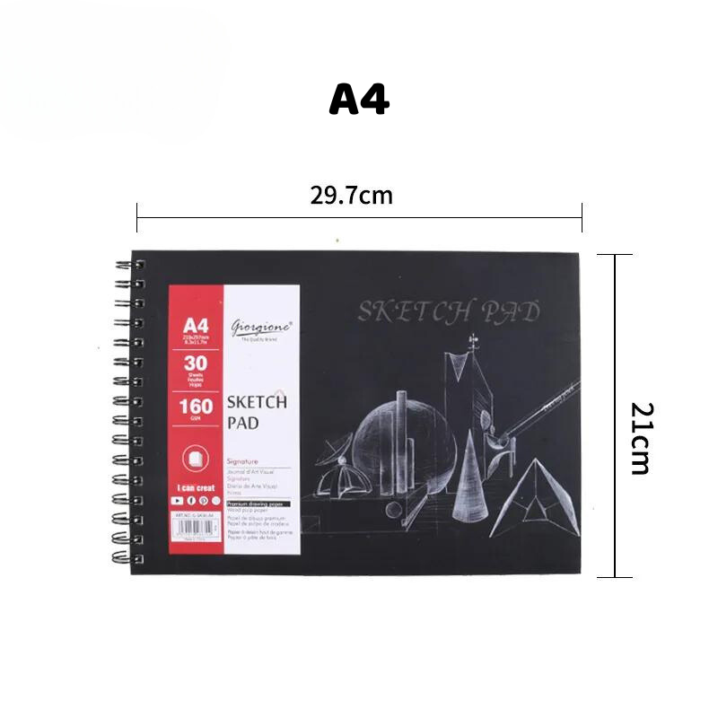 Carnet de Croquis Spirale Haute Qualité 160g