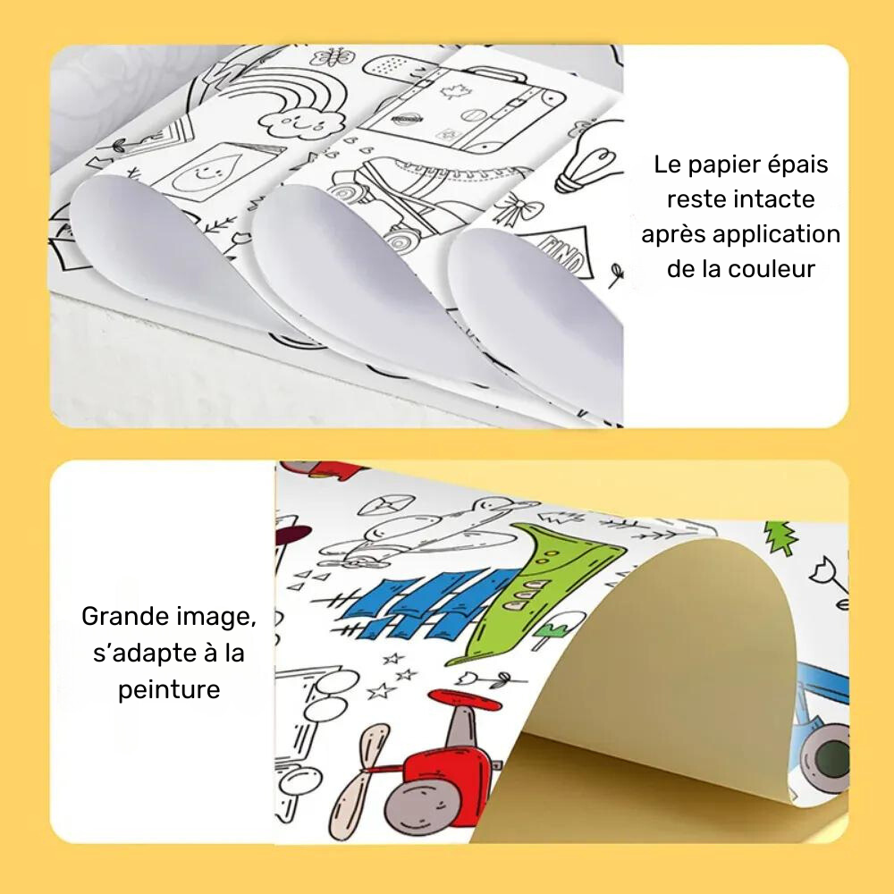 Rouleau à Colorier Adhésif