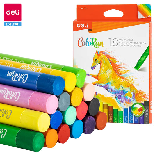 Pastels doux à l'huile