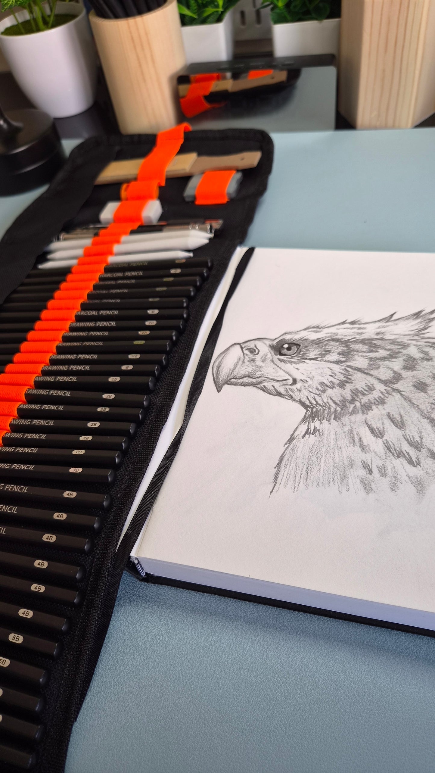 Kit de dessin enroulable — Pour débuter le dessin