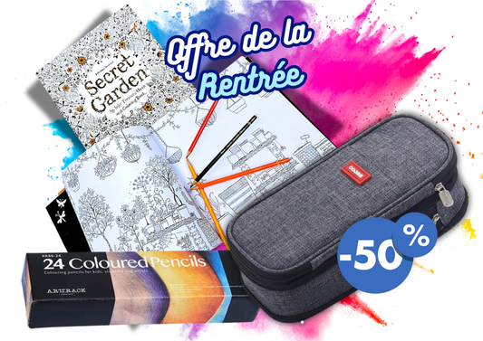 Cahier de coloriage Secret Garden Art thérapie