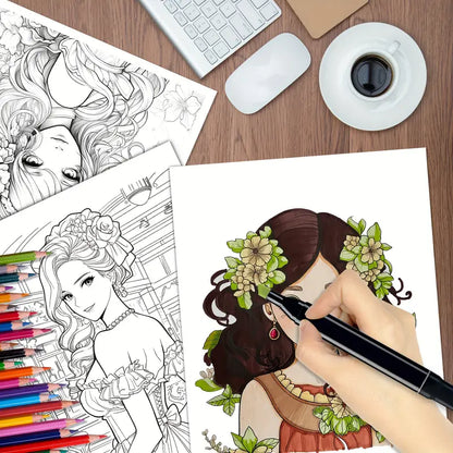 Livre de coloriage art thérapie
