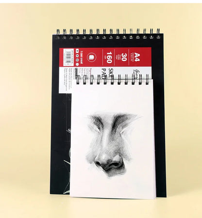 Carnet dessin spirale 160g