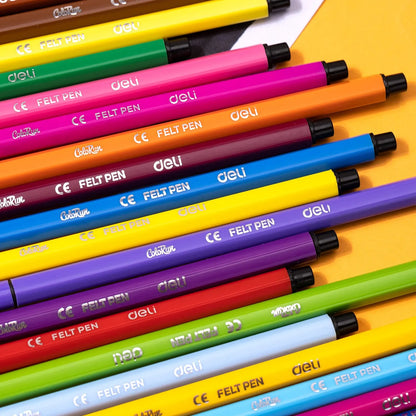 Stylos-feutres couleurs éclatantes