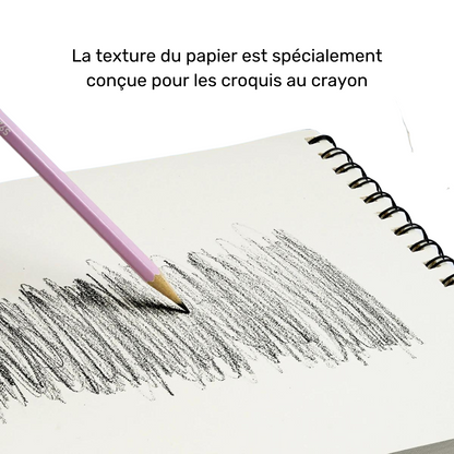 Carnet dessin 50 feuilles