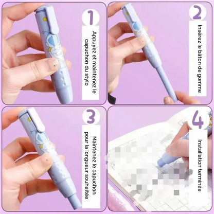 Gomme rétractable