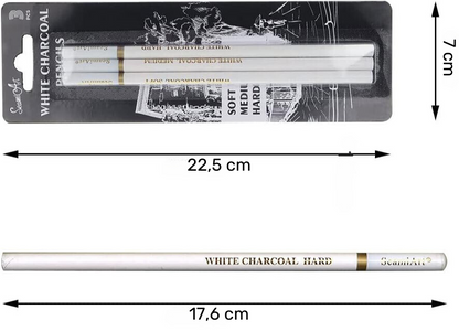Crayons blanc 3 duretés