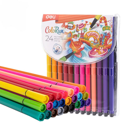 Stylos-feutres couleurs éclatantes