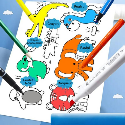 Rouleau Coloriage Adhésif