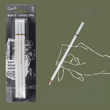 Crayons blanc 3 duretés