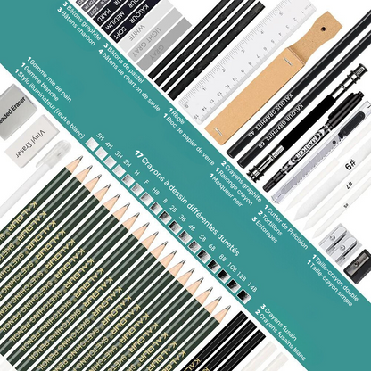 Kit dessin 54 pièces