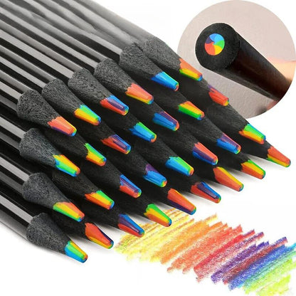 Crayons arc-en-ciel 7 Couleurs pour enfant