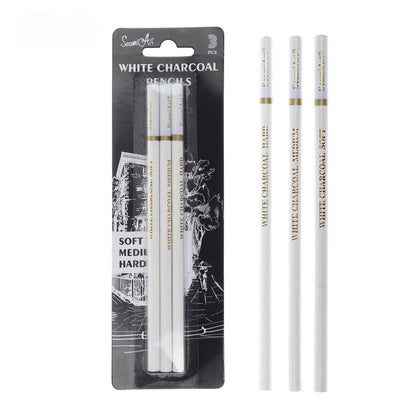 Crayons blanc 3 duretés