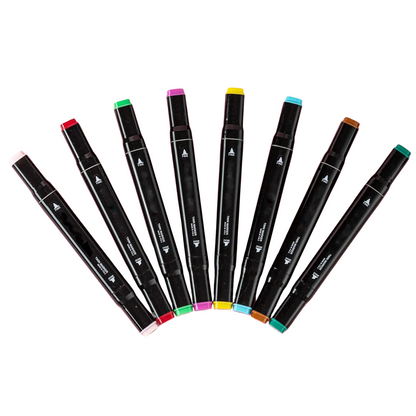 Feutres alcool double pointe