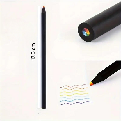 Crayons arc-en-ciel 7 Couleurs pour enfant